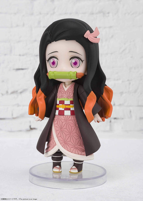 Figuarts mini 鬼灭之刃 灶门祢豆子 约90毫米 PVC&ABS材质 已涂装可动手办