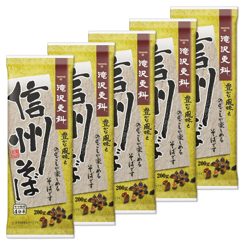 日清製粉維爾納 瀧澤更科 信州蕎麥麵 200克×5個