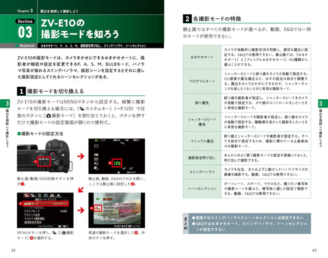 Sony 【ZV-E10 and Shooting Guidebook Set】 For those who want to master all the functions and enjoy shooting, ZV-E10 Body Black + Technical Reviewer Basic & Applied Photography Guide