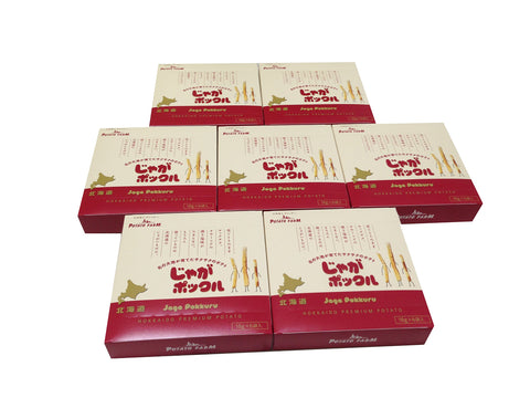 [Hokkaido Limited] Potato Pokkuru (potato three brothers) 6 bags / Set of 7