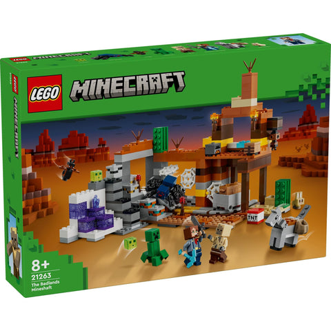 レゴ(LEGO) マインクラフト 荒野の廃坑 おもちゃ 玩具 誕生日 プレゼント ブロック 男の子 女の子 子供 8歳 9歳 10歳 小学生 マイクラ Minecraft グッズ ゲーム 21263