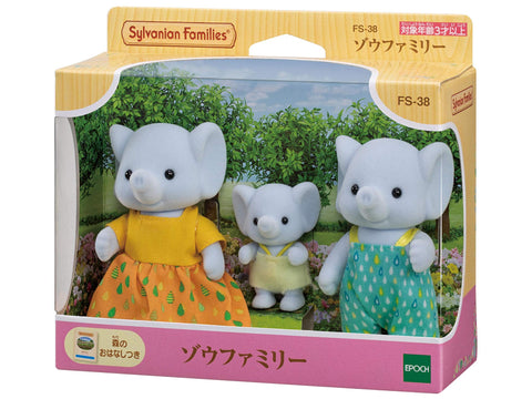 Sylvanian Families Doll Elephant Family FS-38