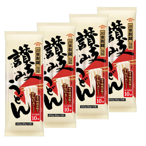 川田製麺 讃岐うどん 400g×4個