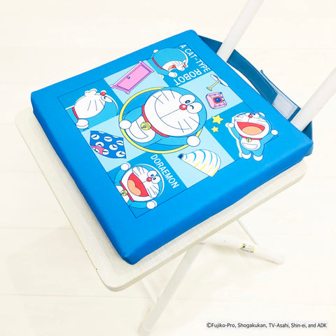 MoriPilo 쿠션 의자 쿠션 쿠션 도라에몽 방수 어린이 쿠션 시크릿 툴 블루 25x25x4cm 베이비 체어 자전거 어린이 시트 어린이 시트 어린이 작고 귀여운 소프트 캐릭터 베개 모리시타