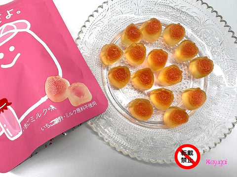 春日井製菓 グミだよ.いちごミルク味 60g×6袋