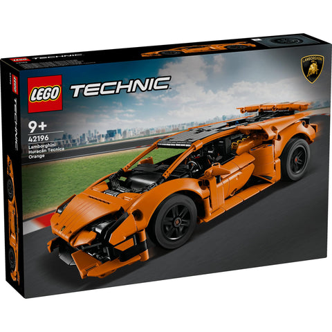 LEGO Technic 42196 Lamborghini Huracán Tecnica, Orange, Advanced Building Toy, Toy Car, Children’s Room Decoration, Model Car, Vehicle Set, for Boys and Girls, Ages 9 and Older