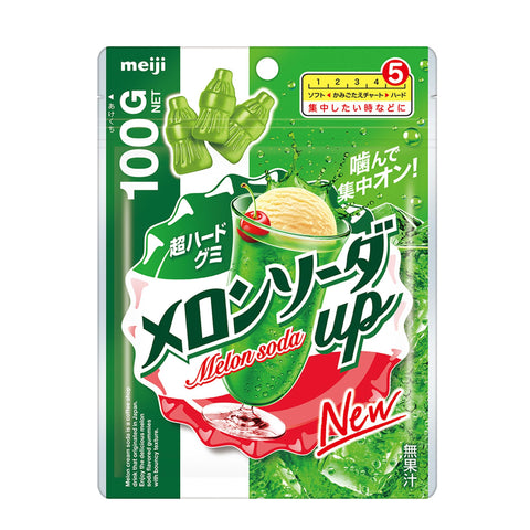 Meiji Melon Soda Up 3.5 oz (100 g) x 6 Packs