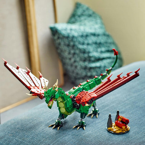 Lego 31161 Creator Medieval Dragon Toy Birthday Present Block Boys Girls Children 9 Years 10 Years 11 Years Old Elementary School Animal Creature