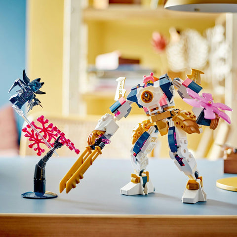 LEGO 71807 NINJAGO Sora Element Power Mech Suit, Toy, Present, Blocks, Boys, Girls, Children, 6, 7, 8, 9 Years, Elementary School Students, Mech, Ninja, Pretend Play