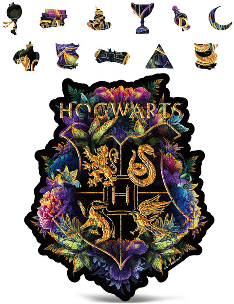 CRAFTHUB Harry Potter Puzzle - Fine Oddities Wooden Jigsaw Puzzle, Magic Puzzle for Adults and Kids, Harry Potter Gift - Game Night, Birthday Gift, A3, 141 Piece
