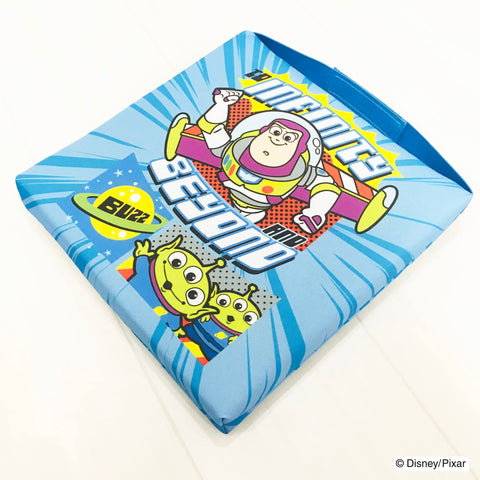 MORIPiLO 4621020 Toy Story Cushion Cushion Water Repellent, 9.8 x 9.8 inches (25 x 25 cm), Children's Bicycle, Child Seat, Character Goods, Disney, Blue