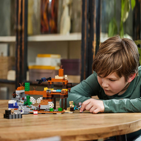 LEGO Minecraft 21263 Minecraft Wilderness Minifigure Microcomputer Toy Present, Block, Boys, Girls, Children, 7, 8, 9, 10, Elementary School Students