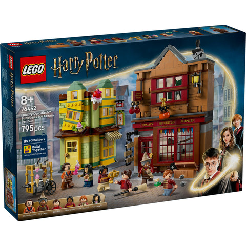 レゴ(LEGO) ハリー・ポッター 高級クィディッチ用具店＆フローリアン・フォーテスキュー・アイスクリーム・パーラー おもちゃ 玩具 誕生日 プレゼント ブロック 男の子 女の子 子供 8歳 9歳 10歳 小学生 ハリーポッター グッズ ゲーム 母 父 76452