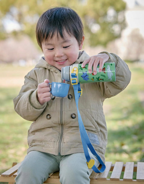 スケーター(Skater) 水筒 350ml ジュラシック・ワールド 23 子供用 直飲み コップ飲み 2WAY コップ付き ステンレス SKDC3-A
