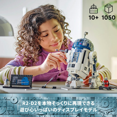 LEGO 75379 Star Wars R2-D2 Toy Present, Blocks, Boys, Girls, Children, 9, 10, 11, 12, Elementary School Students