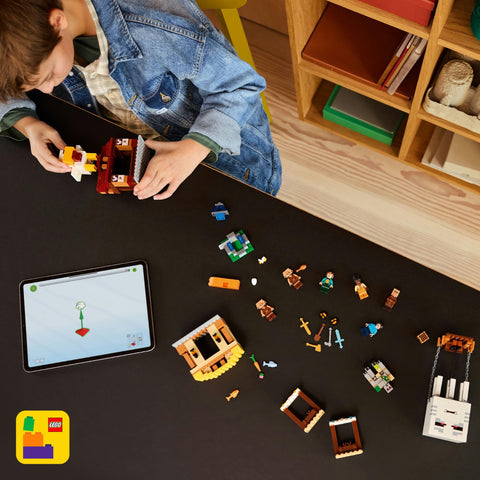 LEGO 乐高 我的世界 Gast村袭击玩具 生日礼物 积木 男孩 女孩 儿童 10岁 11岁 12岁 小学生 My Craft 商品 游戏 21273