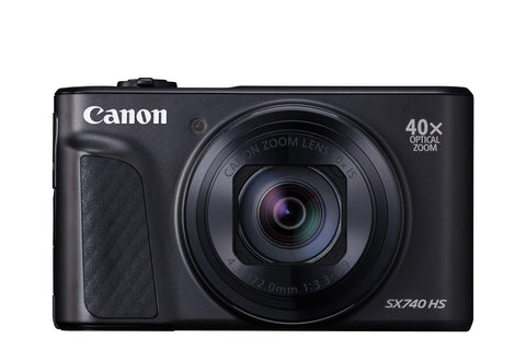 Canon 小型數位相機 PowerShot SX740 HS 黑色 光學40倍變焦/4K視訊/Wi-Fi對應 PSSX740HSBK