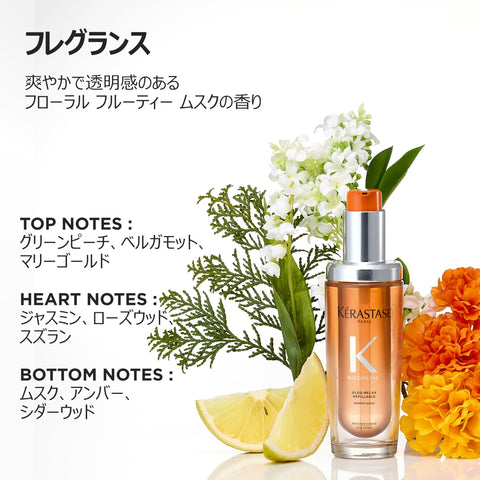 KERASTASE 护发精油 Fluid Olilux 75毫升 附试品 套装 护发 免洗护发素 日常护理 整套护理 滋润护理 保湿 光滑 防紫外线 防紫外线 防紫外线 甜蜜的花果香 可持续到夜晚