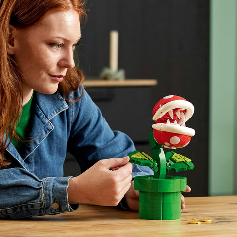 LEGO Super Mario Pakkun Flower Gift 71426 Toy Block Birthday Present Video Game Boy Girl Adult