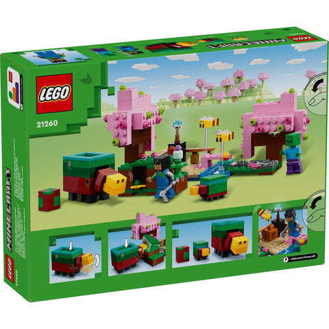LEGO 樂高 我的世界 櫻花花園 玩具 禮物 積木 女孩 男孩 兒童 7歲 8歲 9歲 10歲 小學生 花 迷你小魚 My Craft 21260