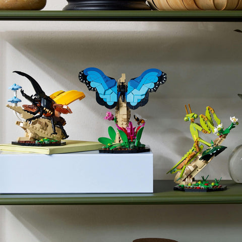 LEGO Ideas Insect Collection 21342 Building Block Set, Toy, Birthday, Present, Blocks, Valentine’s Day, Unisex, Animals, Life-Like, Interior Decor, Stylish