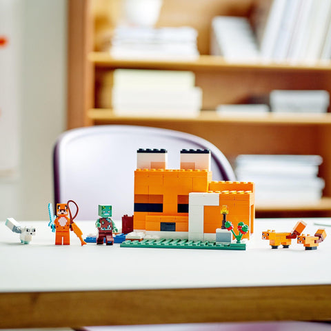 レゴ(LEGO) マインクラフト キツネ小屋 おもちゃ 玩具 誕生日 プレゼント ブロック 男の子 女の子 子供 8歳 9歳 10歳 小学生 マイクラ Minecraft グッズ 動物 生き物 21178