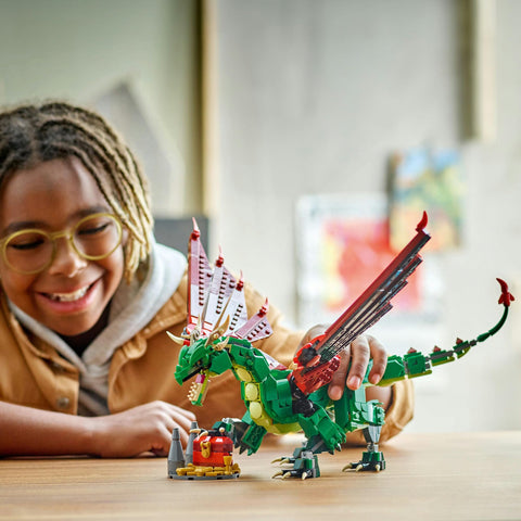 Lego 31161 Creator Medieval Dragon Toy Birthday Present Block Boys Girls Children 9 Years 10 Years 11 Years Old Elementary School Animal Creature