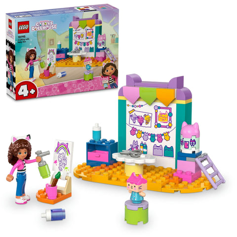 LEGO 10795 Gabby Dollhouse Baby Box and Craft Tool, Toy Present, Blocks, Boys, Girls, Children, 4, 5, 6 Years