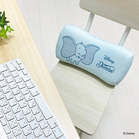 MORIPiLO 4621193 Morishita Memory Foam Pillow, Disney Dumbo 5.9 x 12.2 inches (15 x 31 cm), Lumbar, Backrest, Support, Stuffed Toy, Cushion, Character Goods, Pastel Blue