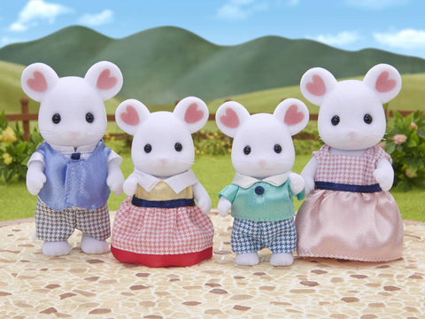 Sylvanian Families 人形 【 棉花糖老鼠家族 】 FS-33 ST标志认证 3岁以上 玩具 娃娃屋 Sylvanian Families EPOCH公司 EPOCH