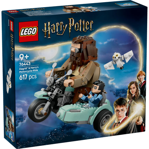 LEGO 樂高 哈利波特 哈格里德&哈利飛的摩托車騎士 玩具 生日 禮物 積木 女孩 男孩 兒童 9歲 10歲 11歲 小學生 哈利波特 商品 76443