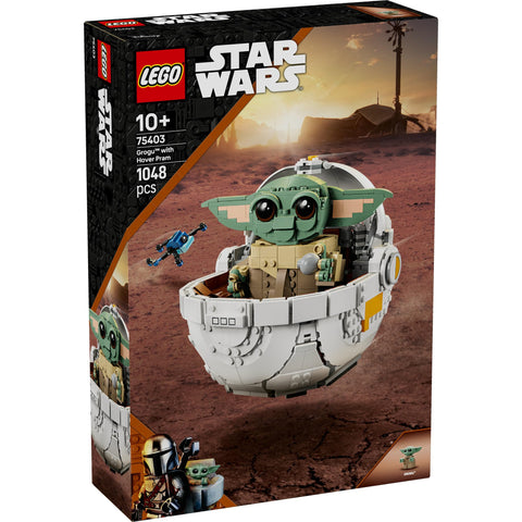 LEGO 75403 Star Wars Grogo Ride on Hoverplum Toy, Birthday Gift, Blocks, Boys, Girls, Children, 10, 11, 12, Elementary School Students, Universe