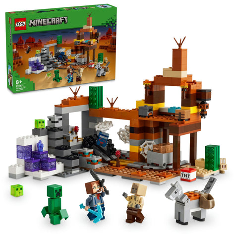 LEGO Minecraft 21263 Minecraft Wilderness Minifigure Microcomputer Toy Present, Block, Boys, Girls, Children, 7, 8, 9, 10, Elementary School Students