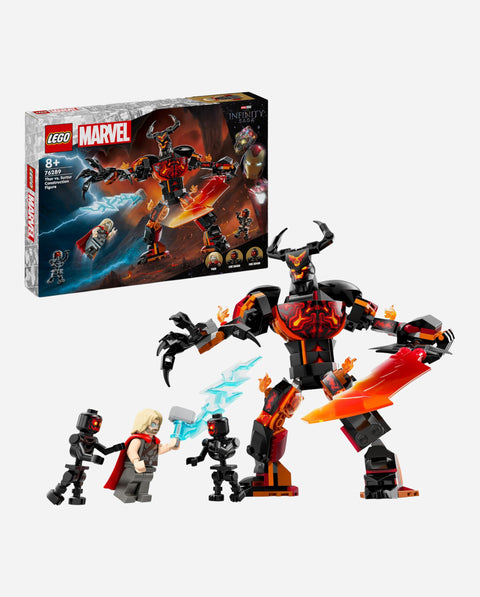 LEGO 76289 Super Heroes Thor and Thor and Sult Decisive Battle Toy, Present, Blocks, Boys, Girls, Children, 7, 8, 9, 10, Elementary School Students, Educational, Marvel Avengers