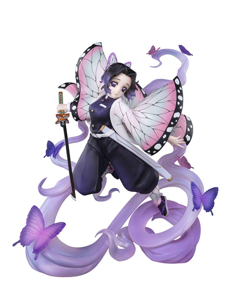 Figuarts ZERO Demon Slayer Shinobu Kocho - Insect Breathing Figurine, Approx. 6.7 inches (170 mm), PVC and ABS Pre-Painted Complete Figure