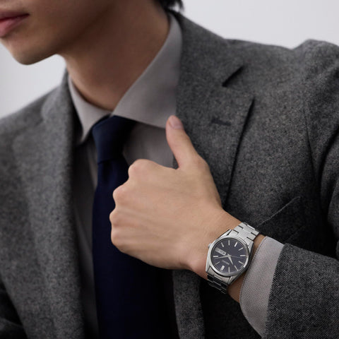 [セイコーウオッチ] 腕時計 セイコー セレクション Sシリーズ メンズ アナログクオーツ デイデイト SBTH009 シルバー