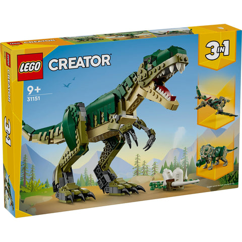 LEGO 樂高 Creator 系列 T-rex 玩具 禮物 積木 男孩 女孩 兒童 8歲 9歲 10歲 11歲 小學生 恐龍 蝴蝶31151