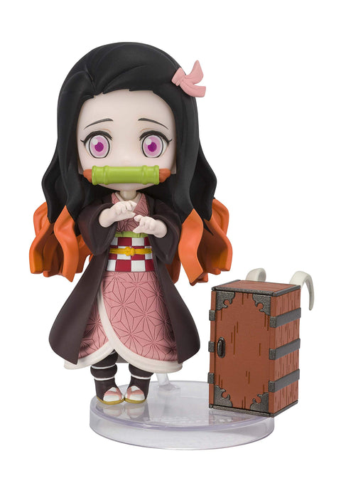 TAMASHII NATIONS Figuarts mini 鬼滅の刃 竈門禰豆子 約90mm PVC&ABS製 塗装済み可動フィギュア