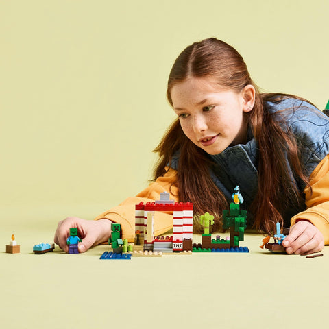 Lego 21275 Minecraft TNT Jungle House, Toy, Birthday Gift, Block, Girls, Boys, Children, 8, 9, 10, Elementary School Students, Micra, Minecraft Goods, Games, Competition, Robot