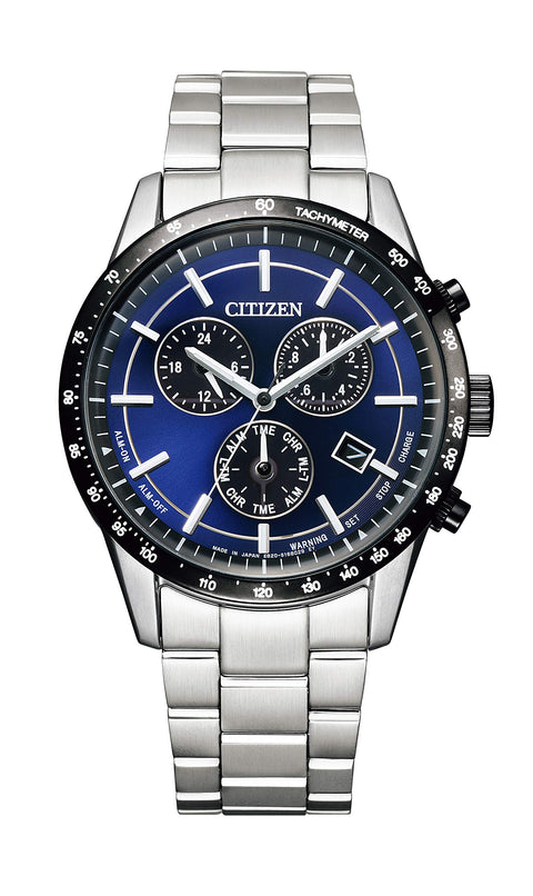 [シチズン]CITIZEN 腕時計 Citizen Collection シチズン コレクション Eco-Drive エコ・ドライブ クロノグラフ メタルフェイス BL5496-96L メンズ