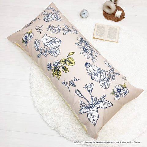 MORIPiLO 4621057 Morishita Bead Cushion Cover for Midi, Winnie the Pooh, 25.6 x 53.1 inches (65 x 135 cm), Character Goods, Yogibo, Yogibo, Midi, Cover Only, Replacement, Disney Yellow