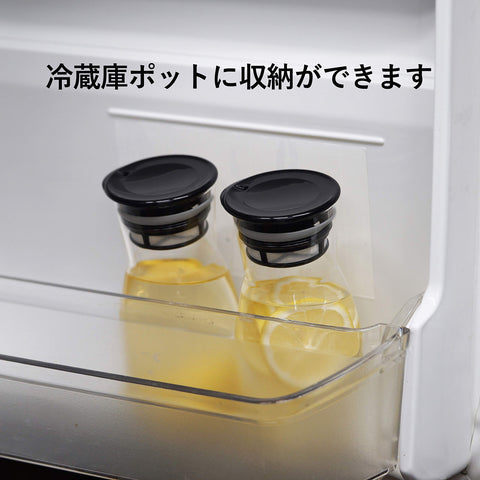 HARIO(哈里歐) 醋 保存容器 醋 飲料壺 700毫升 醃漬 黑色 日本製造 VDPI-700-B 1個裝