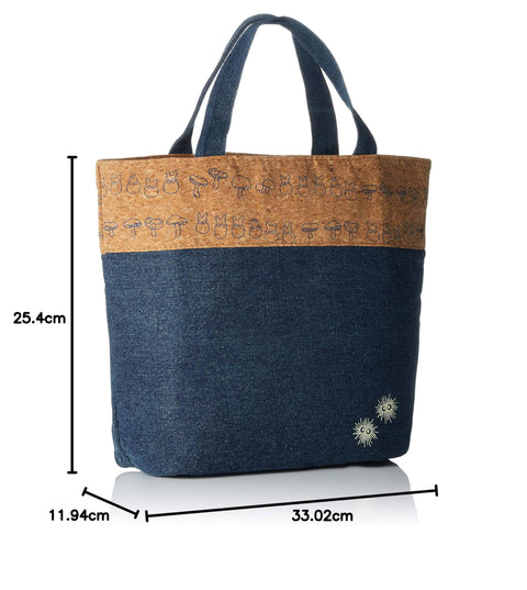 Totoro Denim Fabric Lunch Bag