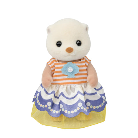 シルバニアファミリー 人形 【 ラッコファミリー 】 FS-54 STマーク認証 3歳以上 おもちゃ ドールハウス Sylvanian Families EPOCH