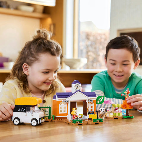 LEGO 77052 Animal Crossing, K.K. Slider Concert in the Plaza Toy Set, Birthday and Christmas Gift, Building Blocks for Kids Ages 7-9, Elementary School Students, Educational, Pretend Play, Role Play