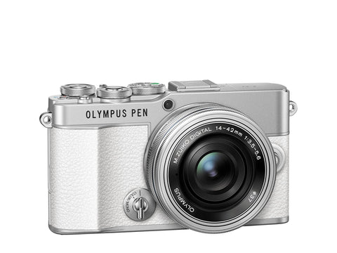 OM SYSTEM / OLYMPUS PEN E-P7 0.6 -1.7 inches (14 - 42 mm) EZ Lens Kit, White