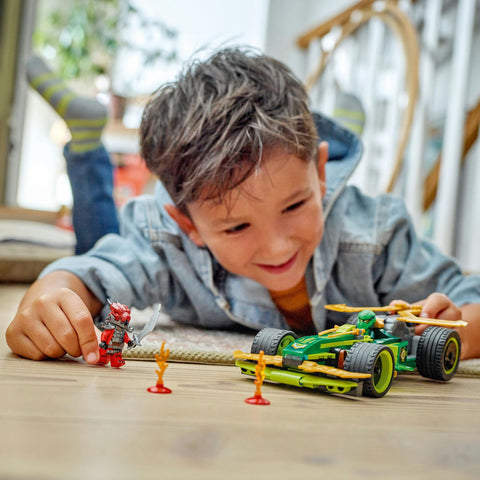 レゴ(LEGO) ニンジャゴー ロイドのプルバックレースカー おもちゃ 玩具 誕生日 プレゼント ブロック 男の子 女の子 子供 7歳 8歳 9歳 小学生 乗り物 車 ミニカー 対戦 ロボット 71828