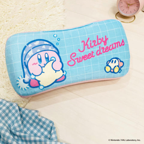 MORIPiLO 4621543 Kirby Memory Foam Pillow, 6.3 x 13.0 x 3.1 inches (16 x 33 x 8 cm), Lumbar, Backrest, Support, Plush Pillow, Character, Goods, Sweet Dreams, Pink, Morishita