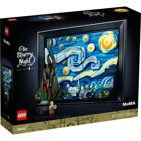 LEGO 樂高 創意系列 梵谷 "星月夜" 生日禮物 21333 藝術面板 室內裝飾 時尚 玩具 積木 禮物 藝術 繪畫 室內裝飾 男孩 女孩 成人