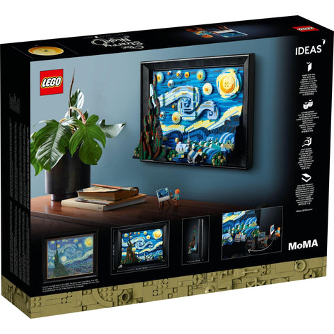 LEGO 樂高 創意系列 梵谷 "星月夜" 生日禮物 21333 藝術面板 室內裝飾 時尚 玩具 積木 禮物 藝術 繪畫 室內裝飾 男孩 女孩 成人